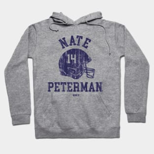 Nate Peterman Chicago Helmet Font Hoodie